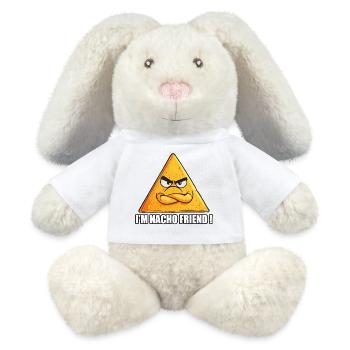 Nacho Mood Activated - MiniFeet® RecycelHase® Bunny Cream - white - Front