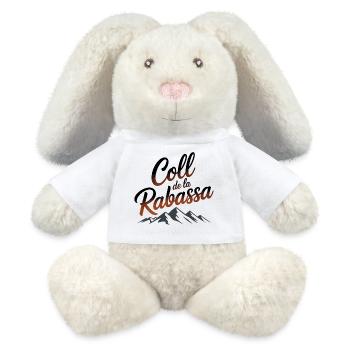 Coll de la Rabassa Climb Script Art - MiniFeet® RecycelHase® Creme - Weiß - Vorne