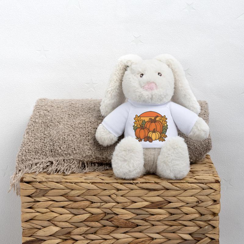  Kürbisse, Eichenlaub & Eicheln MiniFeet® RecycelHase® Creme