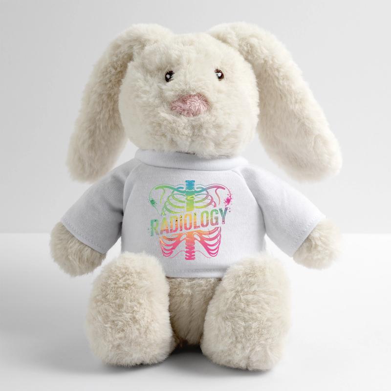 Rainbow Radiology Ribs MiniFeet® RecycelHase® Bunny Cream