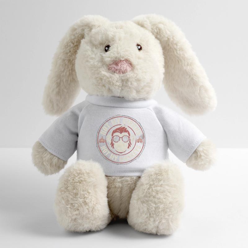 Pas mon cirque, pas mes singes Lapin en peluche recyclé MiniFeet® Crème