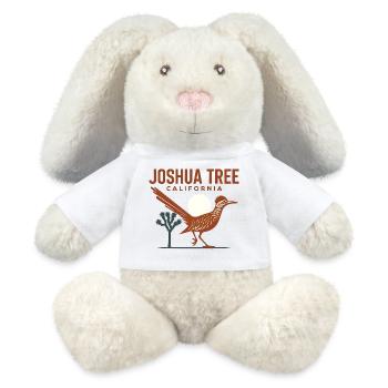 Joshua Tree Roadrunner Sunset - MiniFeet® RecycelHase® Bunny Cream - white - Front