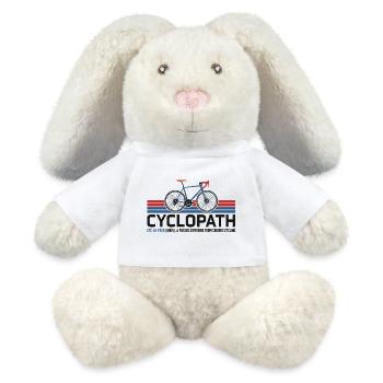 CYCLOPATH GRAVEL CYCLIST VÉLO DE ROUTE RÉTRO - Lapin en peluche recyclé MiniFeet® Crème - blanc - Devant