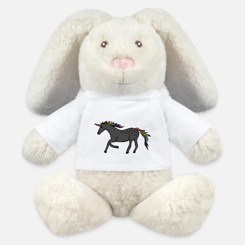 Fast Unicorn - MiniFeet® RecycelHase® Bunny Cream - white