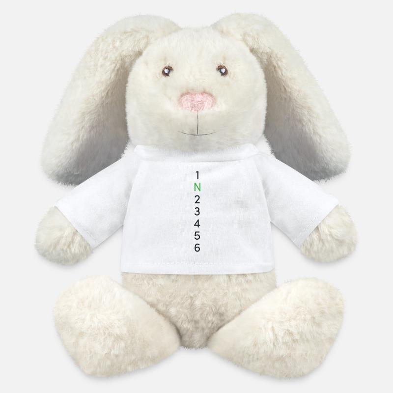 Motorcycle gears - MiniFeet® RecycelHase® Bunny Cream - white