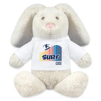 Surf Code - MiniFeet® RecycelHase® Bunny Cream - white - Front