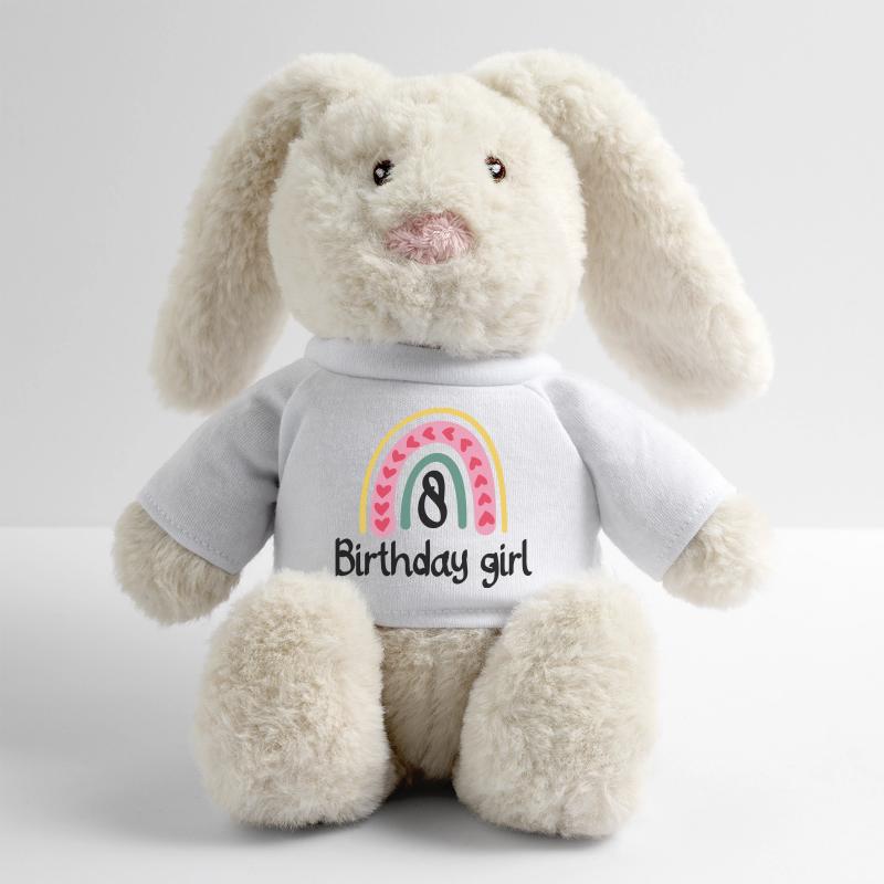Rainbow Heart Arch MiniFeet® RecycelHase® Bunny Cream