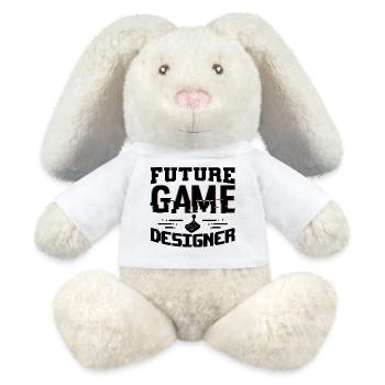 Game Designer - MiniFeet® RecycelHase® Creme - Weiß - Vorne