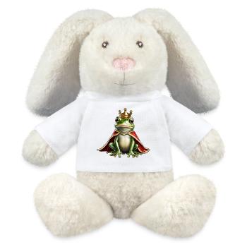 Der Froschkönig - MiniFeet® RecycelHase® Creme - Weiß - Vorne