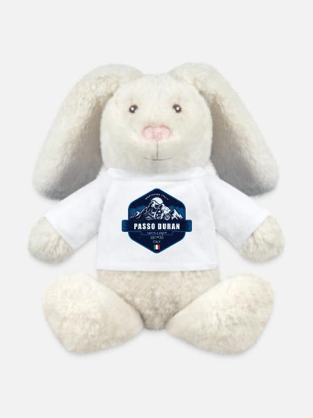 Passo Duran – Dolomiten , Italien - MiniFeet® RecycelHase® Creme - Weiß