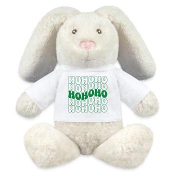 Hohoho Christmas Vintage - MiniFeet® RecycelHase® Bunny Cream - white - Front