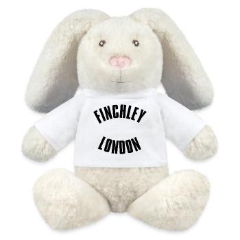 Finchley London Arc Emblem - MiniFeet® RecycelHase® Bunny Cream - white - Front