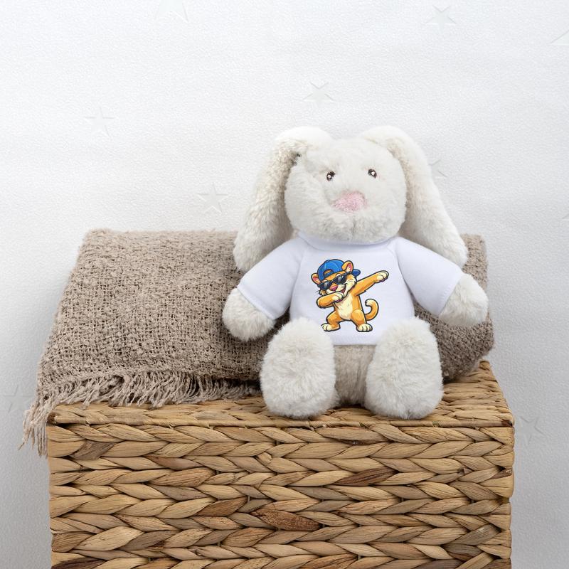 Dabbing Cougar MiniFeet® RecycelHase® Creme