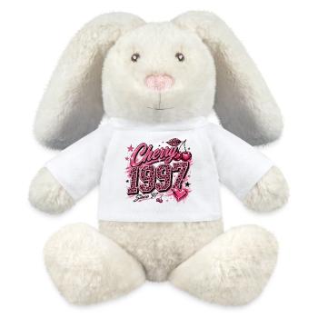 Cherry 1997 Leopard Glam - MiniFeet® RecycelHase® Bunny Cream - white - Front