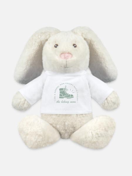 Mor vandrer humor vandretur bjerg - MiniFeet® Recycled-kanin® Creme - hvid
