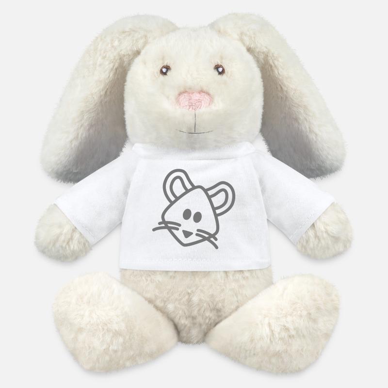 mouse mouse mouse - MiniFeet® RecycelHase® Bunny Cream - white