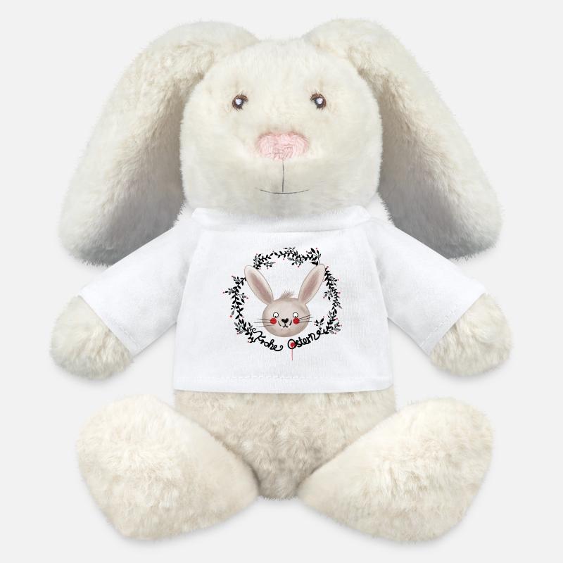 Vampire Easter Happy Easter Illustration - MiniFeet® RecycelHase® Bunny Cream - white