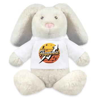 Happiness Upward Course Design - MiniFeet® RecycelHase® Bunny Cream - white - Front