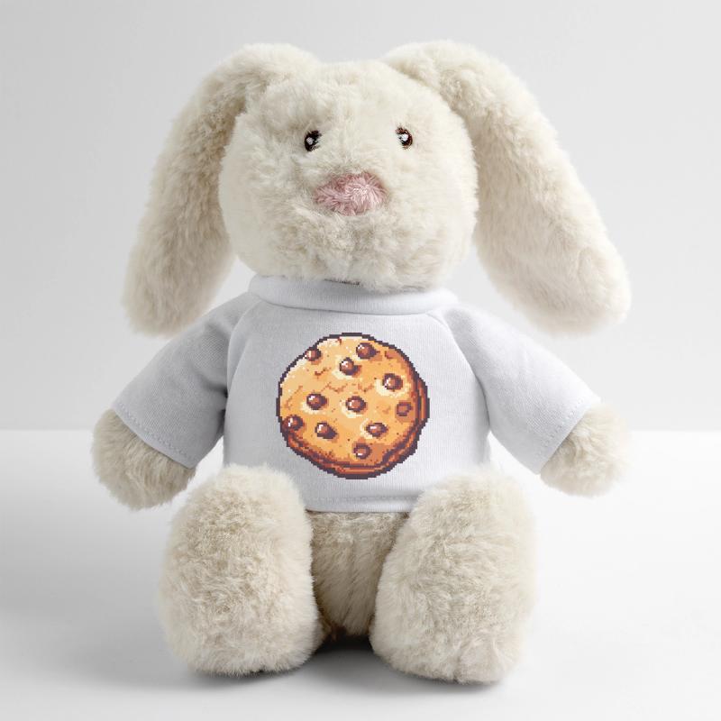 Pixelkeks Pixelcookie Retrokunst MiniFeet® RecycelHase® Creme
