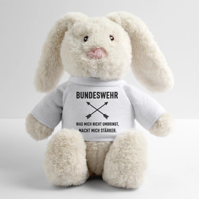 What doesn't kill me makes me stronger MiniFeet® RecycelHase® Bunny Cream