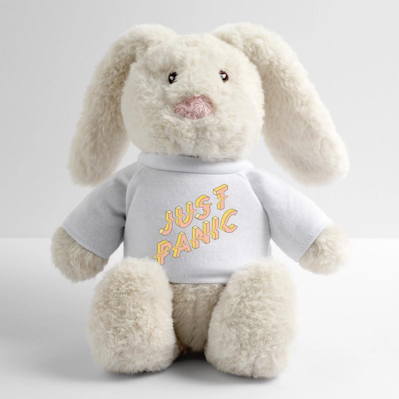 Just Basic 3D Retro Typo MiniFeet® RecycelHase® Bunny Cream