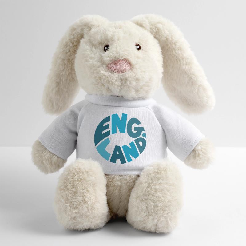 Logo du Cercle d’Angleterre Typographie Lapin en peluche recyclé MiniFeet® Crème