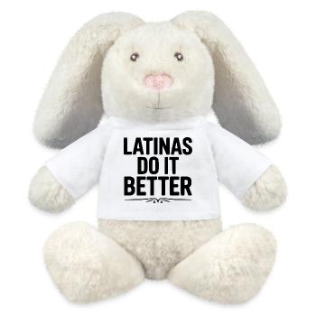 Latinas Do It Better - MiniFeet® RecycelHase® Bunny Cream - white - Front