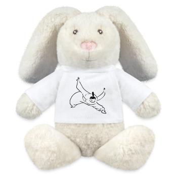 Kung Fu - MiniFeet® RecycelHase® Bunny Cream - white - Front