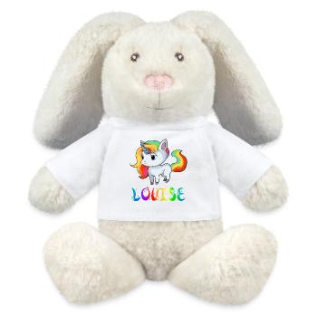 Unicorn Louise - MiniFeet® RecycelHase® Bunny Cream - white - Front