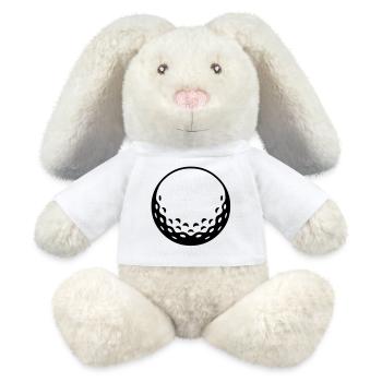 Golfball - einfärbbar - MiniFeet® RecycelHase® Creme - Weiß - Vorne
