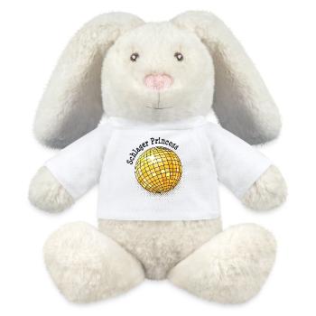 Schlager Prinzessin Schlagermusik Schlagerstar - MiniFeet® RecycelHase® Creme - Weiß - Vorne