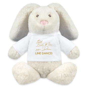 Mein bestes Mittel gegen Demenz: Line Dance - MiniFeet® RecycelHase® Creme - Weiß - Vorne