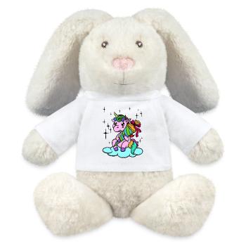 Unicorn School Bag School Start School Start School - MiniFeet® RecycelHase® Bunny Cream - white - Front