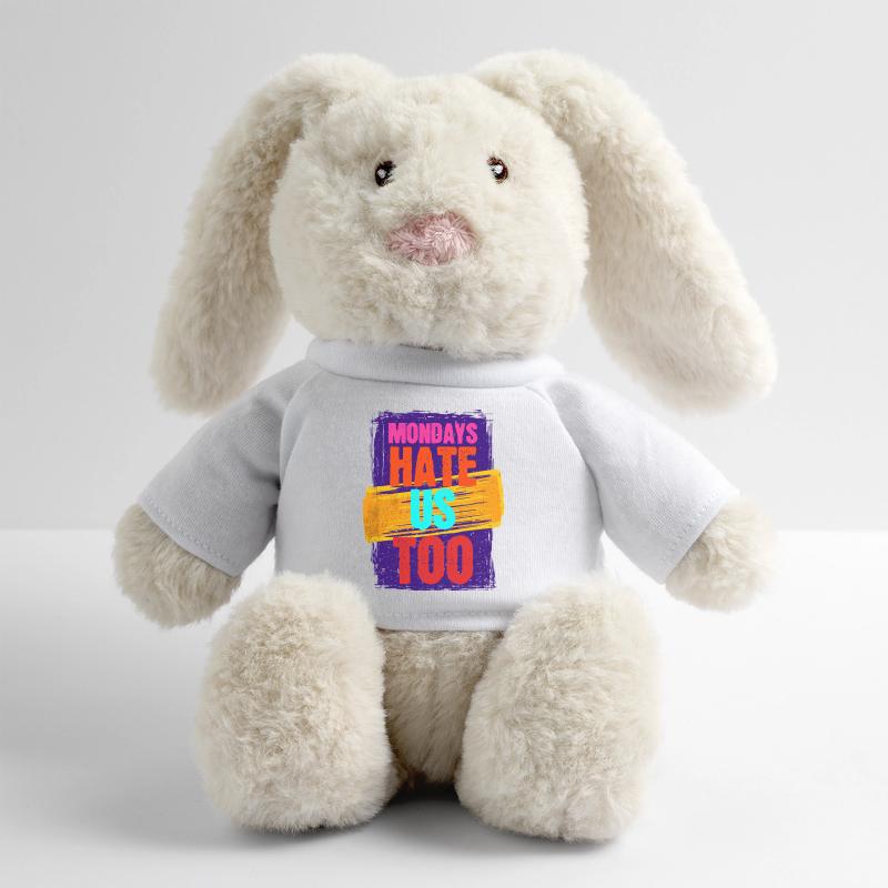 Funny Statement Cool WItz MiniFeet® RecycelHase® Bunny Cream