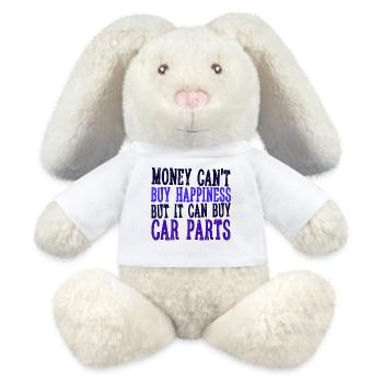 Car Humorous Statement Car Lover Mechanics - MiniFeet® RecycelHase® Bunny Cream - white - Front
