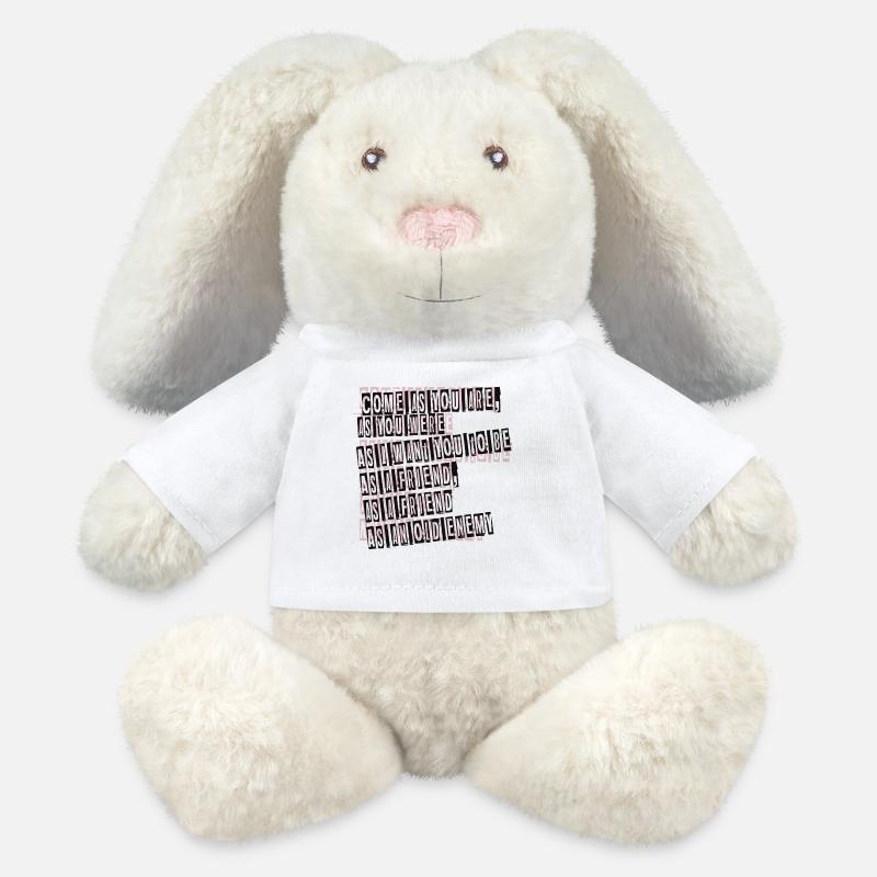come as you are - MiniFeet® RecycelHase® Bunny Cream - white