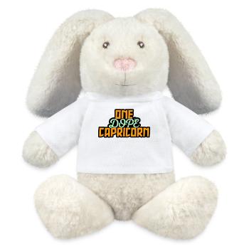 Horoscope Statement Capricorn Esoteric Zodiac Sign - MiniFeet® RecycelHase® Bunny Cream - white - Front