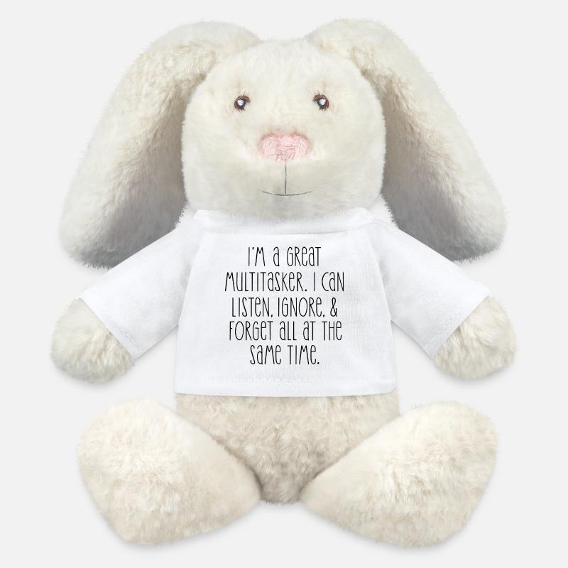 Multitasker - MiniFeet® RecycelHase® Bunny Cream - white