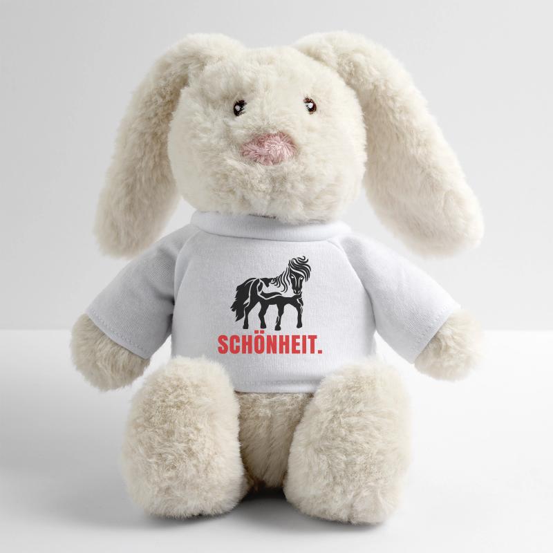 Pferde Spruch Pferdenarr Islandpferde Isländer MiniFeet® RecycelHase® Creme