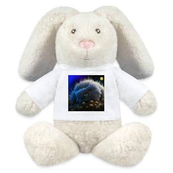 Photo macro creature 07 - MiniFeet® RecycelHase® Bunny Cream - white - Front
