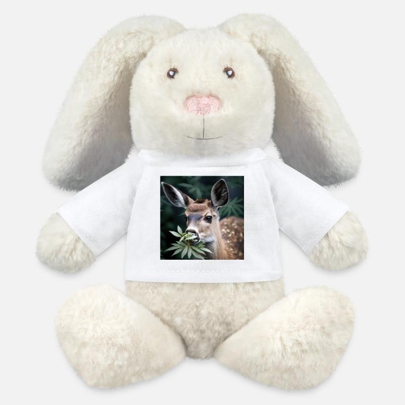 Cannabiche 07 without typo - MiniFeet® RecycelHase® Bunny Cream - white