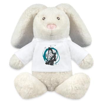 Harp Sounds - MiniFeet® RecycelHase® Bunny Cream - white - Front