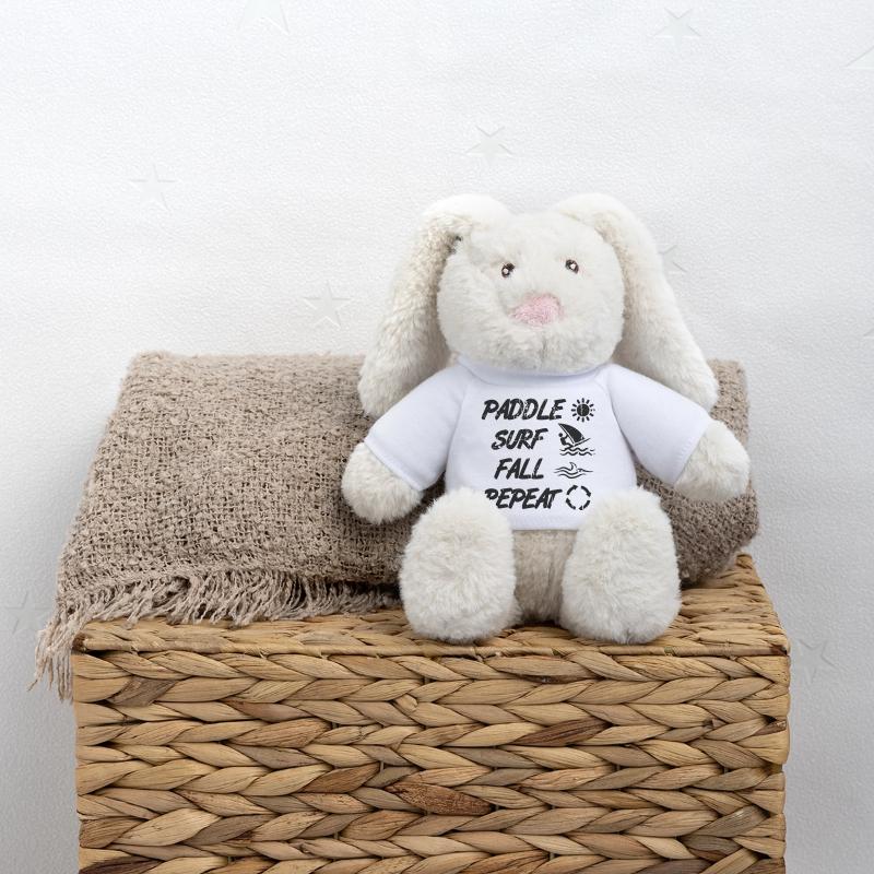 Techniques de planche à voile Lapin en peluche recyclé MiniFeet® Crème