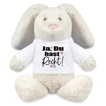 RECHT VERSÖHNUNG - MiniFeet® RecycelHase® Creme - Weiß - Vorne
