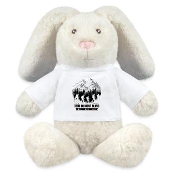 Tour du Mont Blanc - MiniFeet® RecycelHase® Creme - Weiß - Vorne