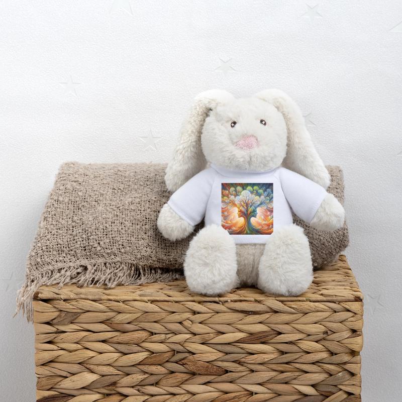 Baum des Lebens MiniFeet® RecycelHase® Creme