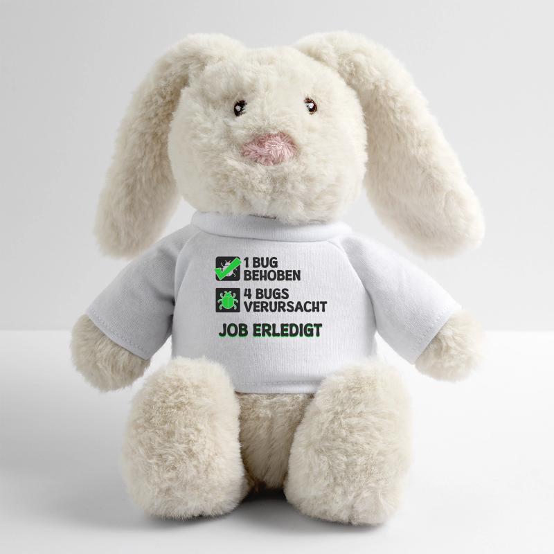 Open Source Bugfixing Bugs Developer Programmier MiniFeet® RecycelHase® Creme