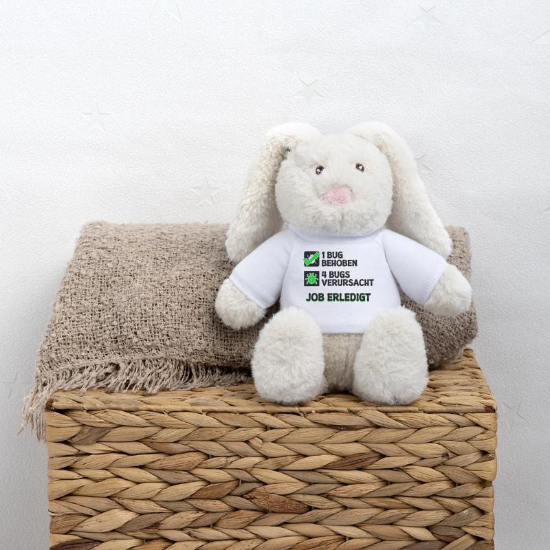 Open Source Bugfixing Bugs Developer Programmier MiniFeet® RecycelHase® Creme