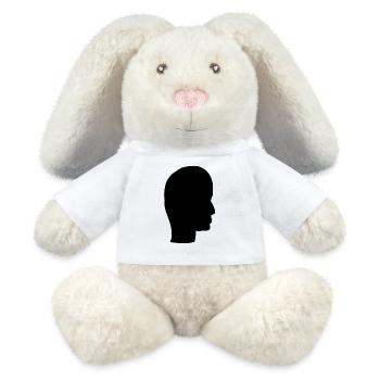 Head Profile People People Page Icon - MiniFeet® RecycelHase® Bunny Cream - white - Front