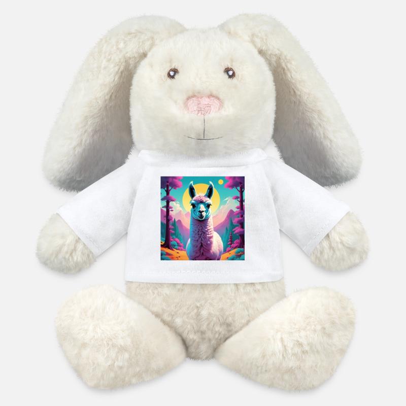 Lama - MiniFeet® RecycelHase® Creme - Weiß